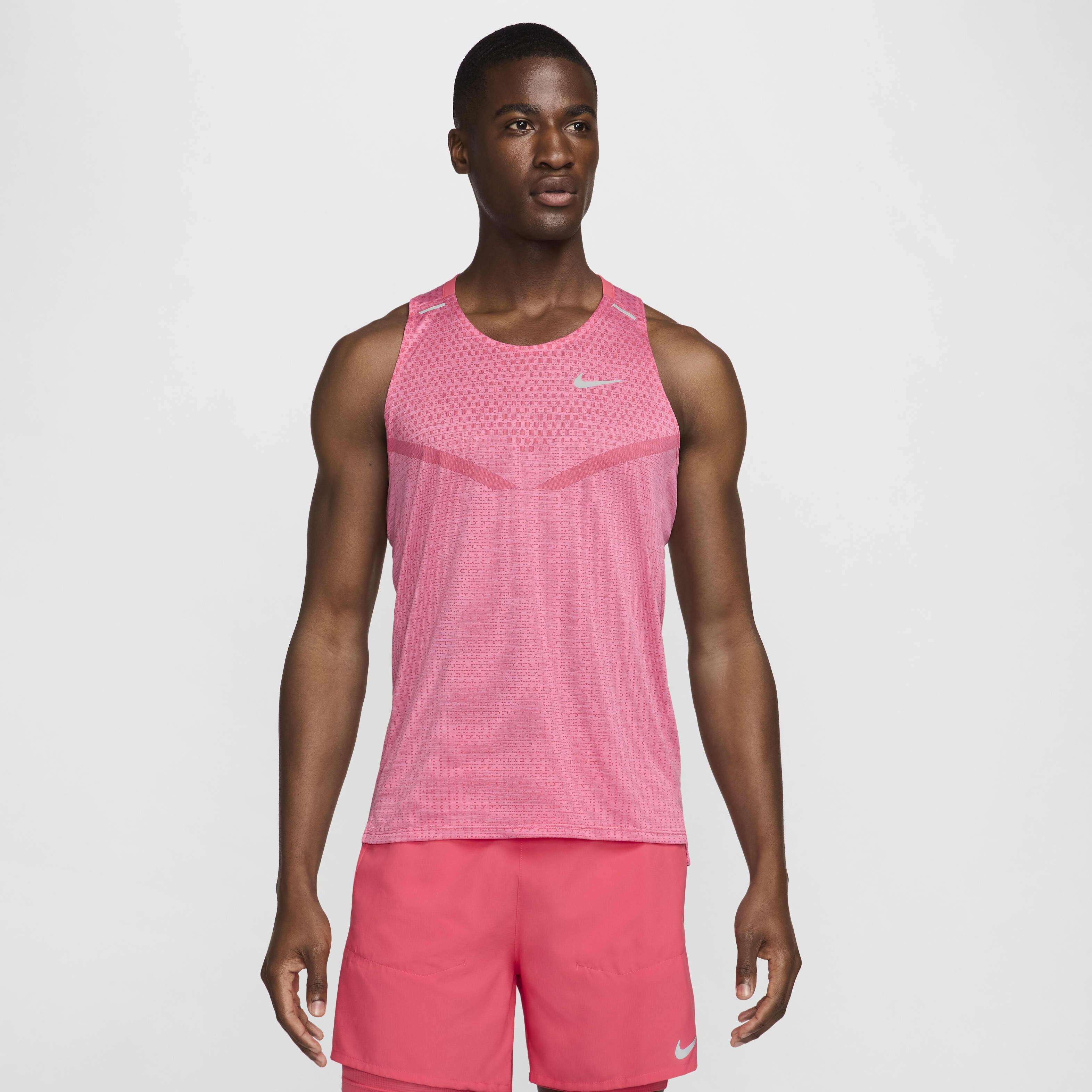Men s Dri FIT ADV TechKnit Ultra Running Tank Pink Nike in KSA SSS