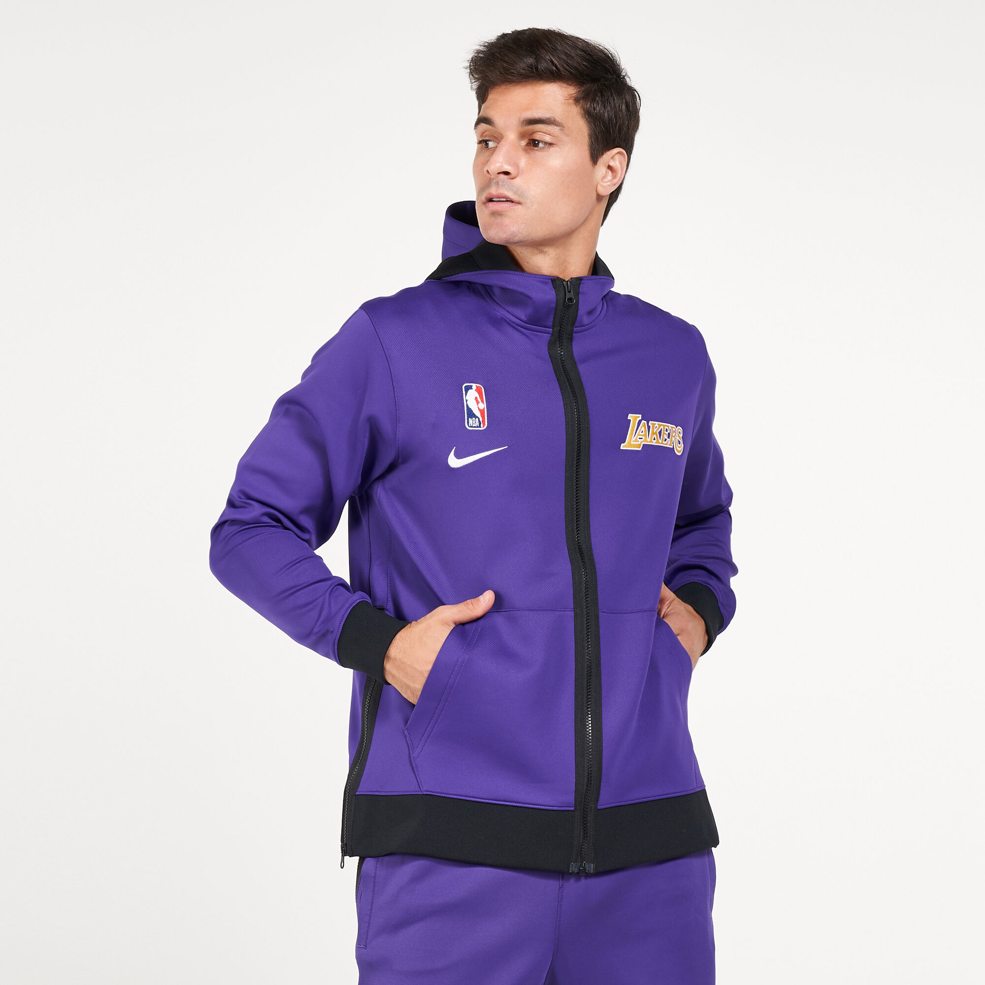 NIKE NBA LOS ANGELES LAKERS SHOWTIME CITY EDITION THERMA FLEX