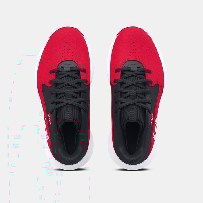 Under Armour Kids' Lockdown 7 Basketball Shoes Red Under Armour Kids' Lockdown 7 Basketball Shoes Red image number 3
