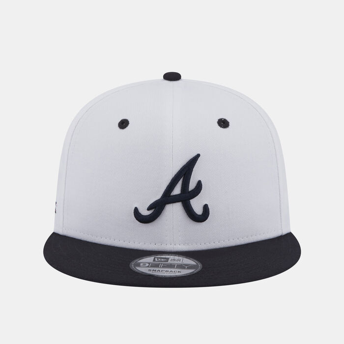 New Era Men's Atlanta Braves Crown Patch 9FIFTY Cap White New Era Men's Atlanta Braves Crown Patch 9FIFTY Cap White image number 0