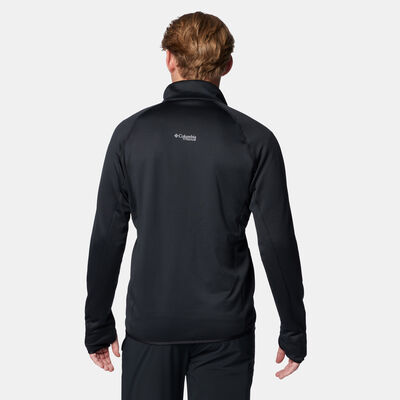 Columbia Men's Triple Canyon Grid Fleece II Full-Zip Jacket Black