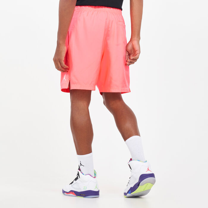 Jordan Men's Jumpman Poolside Shorts Orange Jordan Men's Jumpman Poolside Shorts Orange image number 1