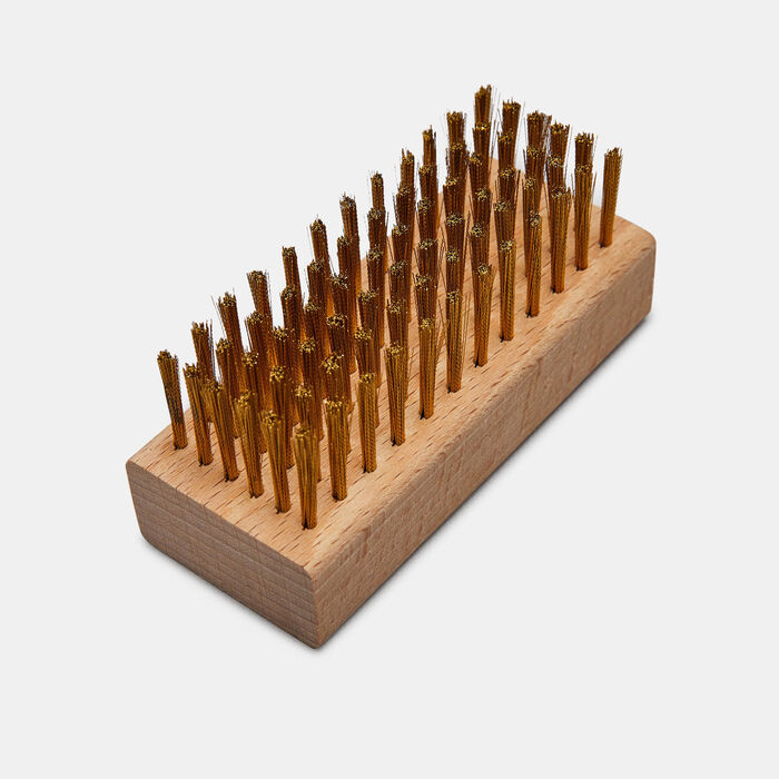 Reshoevn8r Brass Bristle Brush Brown image number 3