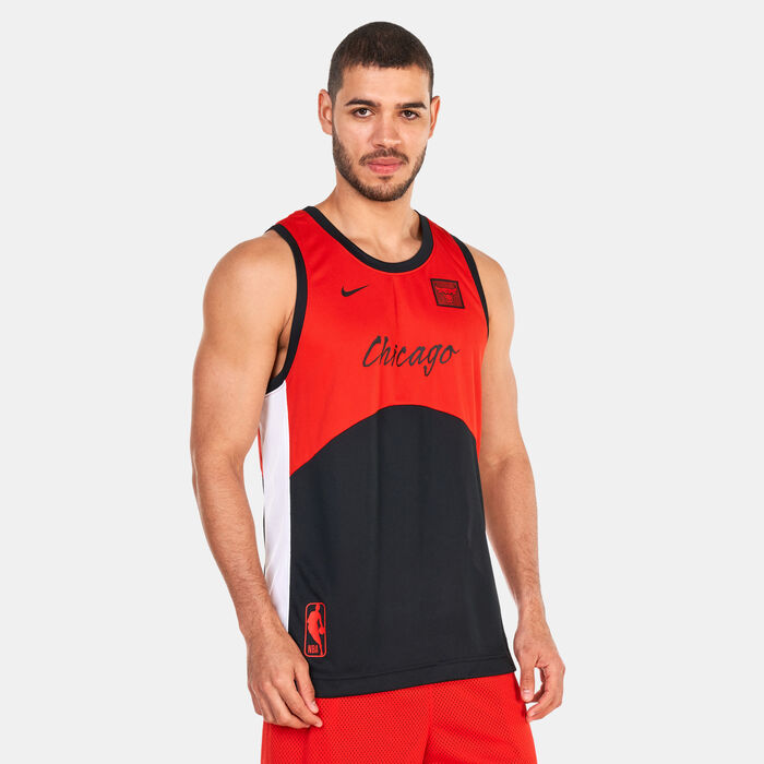 Nike Men's Dri-FIT Chicago Bulls Starting 5 NBA Basketball Jersey Red Nike Men's Dri-FIT Chicago Bulls Starting 5 NBA Basketball Jersey Red image number 0