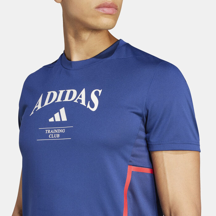 adidas Men's D4T Legacy Training T-Shirt Blue image number 3