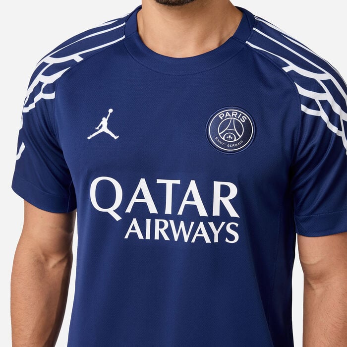 Jordan Men's Paris Saint-Germain 24/25 4th Replica Football Jersey Blue Jordan Men's Paris Saint-Germain 24/25 4th Replica Football Jersey Blue image number 3