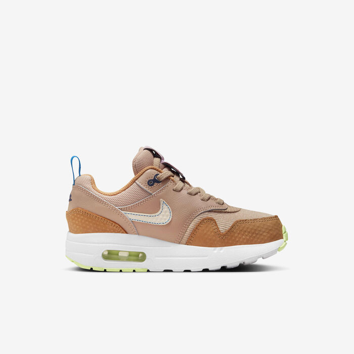 Nike Kids' Air Max 1 SE EasyOn Shoes Beige Nike Kids' Air Max 1 SE EasyOn Shoes Beige image number 2
