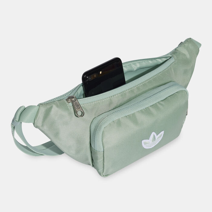 adidas Originals Premium Essentials Waist Bag Green image number 3