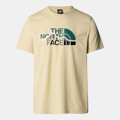The North Face Men’s Mountain Line T-Shirt Beige The North Face Men’s Mountain Line T-Shirt Beige