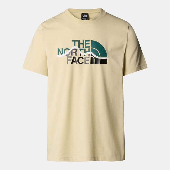 The North Face Men’s Mountain Line T-Shirt Beige The North Face Men’s Mountain Line T-Shirt Beige image number 0