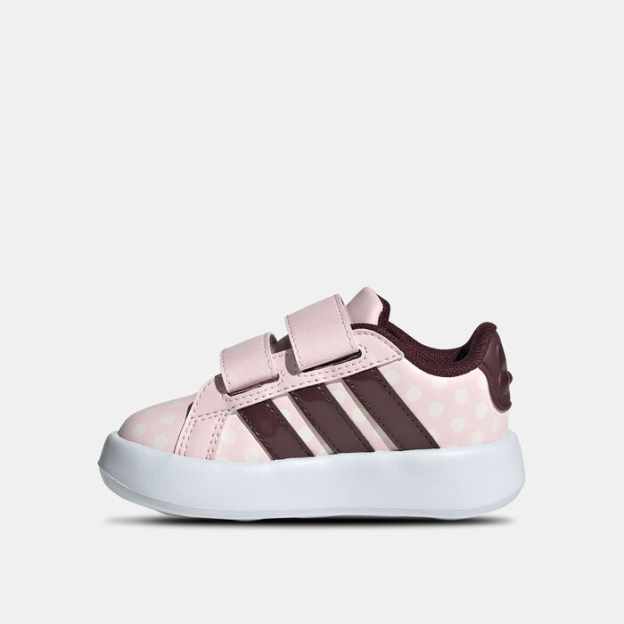 adidas Kids' Disney Minnie Mouse Grand Court Shoes Pink adidas Kids' Disney Minnie Mouse Grand Court Shoes Pink image number 2