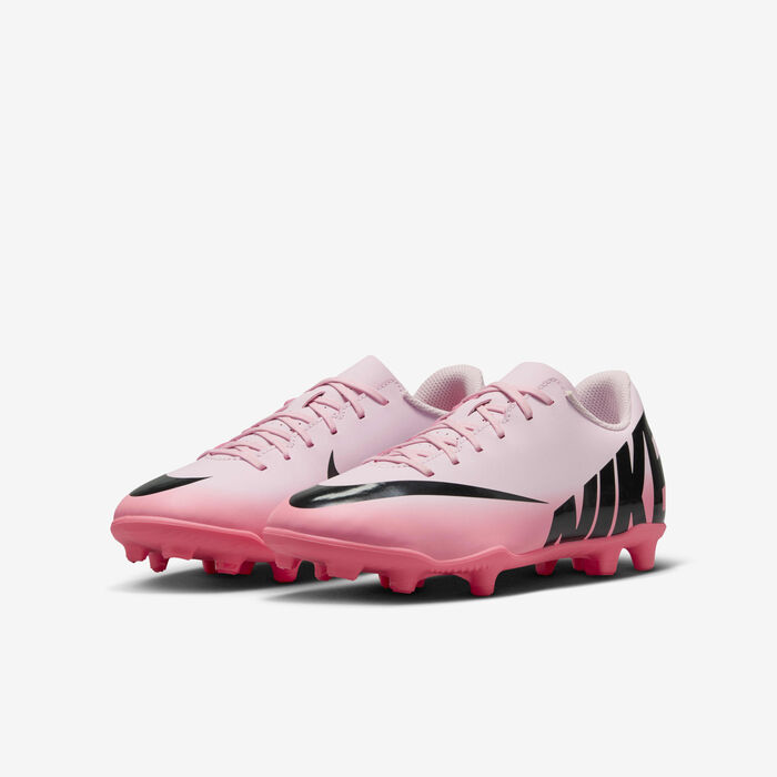 Nike Kids' Mercurial Vapor 15 Club MG Football Shoes Pink Nike Kids' Mercurial Vapor 15 Club MG Football Shoes Pink image number 4