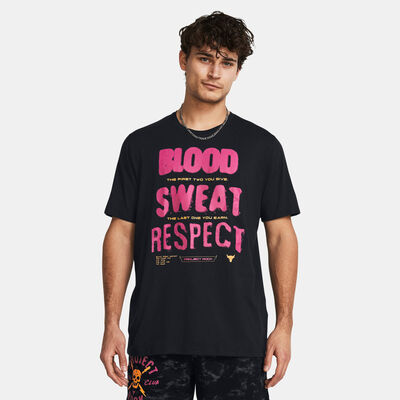 Under Armour Men's Project Rock BSR Graphic Training T-Shirt Black