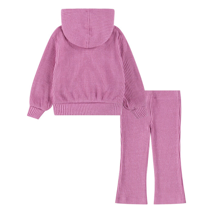 Nike Kids' Swoosh Spirit Hoodie and Sweatpants Set Pink Nike Kids' Swoosh Spirit Hoodie and Sweatpants Set Pink image number 1