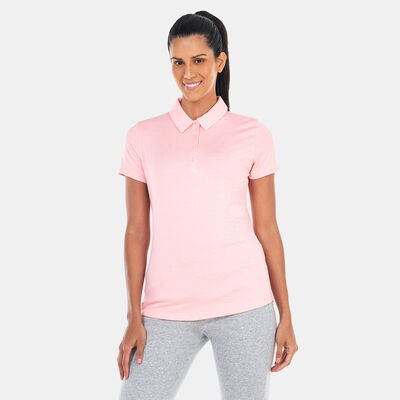 Under Armour Women's UA Playoff Polo Shirt Pink Under Armour Women's UA Playoff Polo Shirt Pink