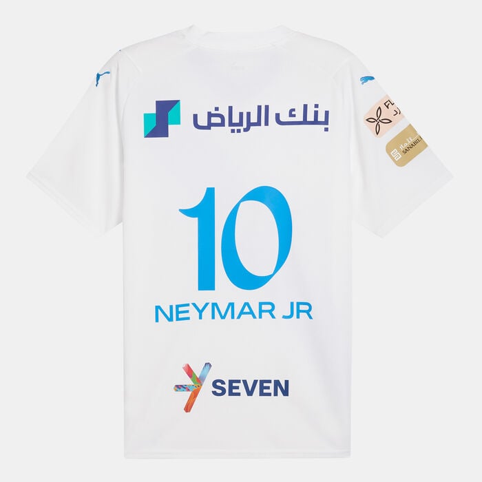 PUMA Men's Al Hilal Neymar Jr. Away Replica Football Jersey White PUMA Men's Al Hilal Neymar Jr. Away Replica Football Jersey White image number 1
