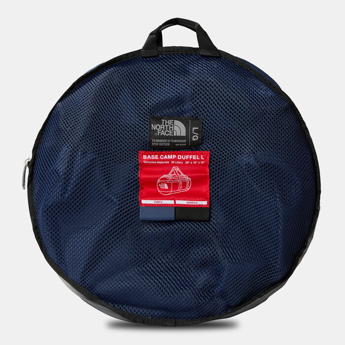 The North Face Base Camp Duffel Bag Blue The North Face Base Camp Duffel Bag Blue image number 4