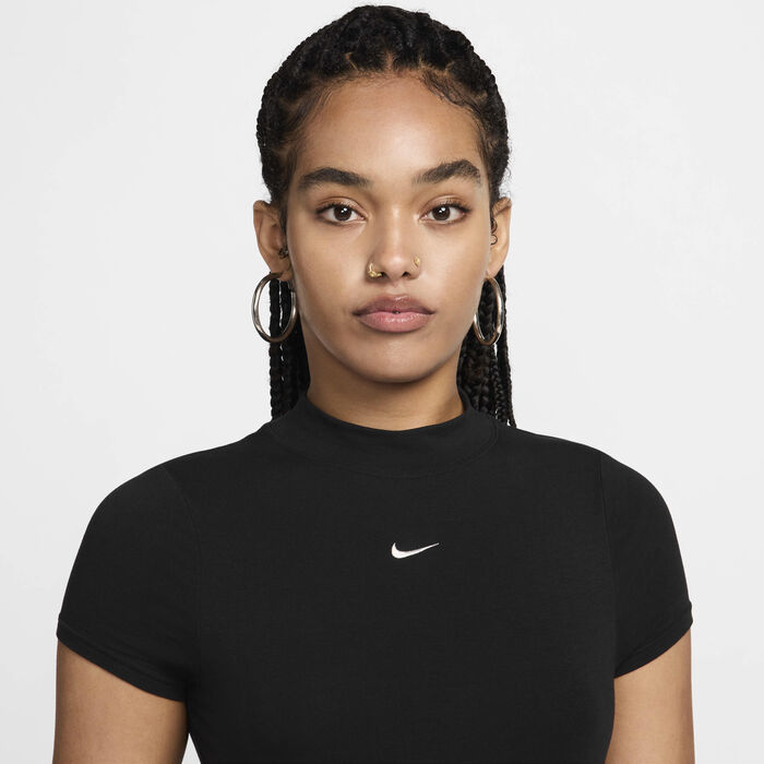 Nike Women's Sportswear Chill Bodysuit Black Nike Women's Sportswear Chill Bodysuit Black image number 2