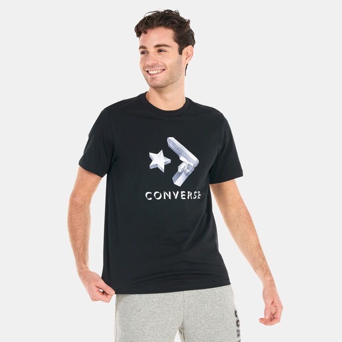 Converse Men's Crystals T-Shirt Black Converse Men's Crystals T-Shirt Black image number 0
