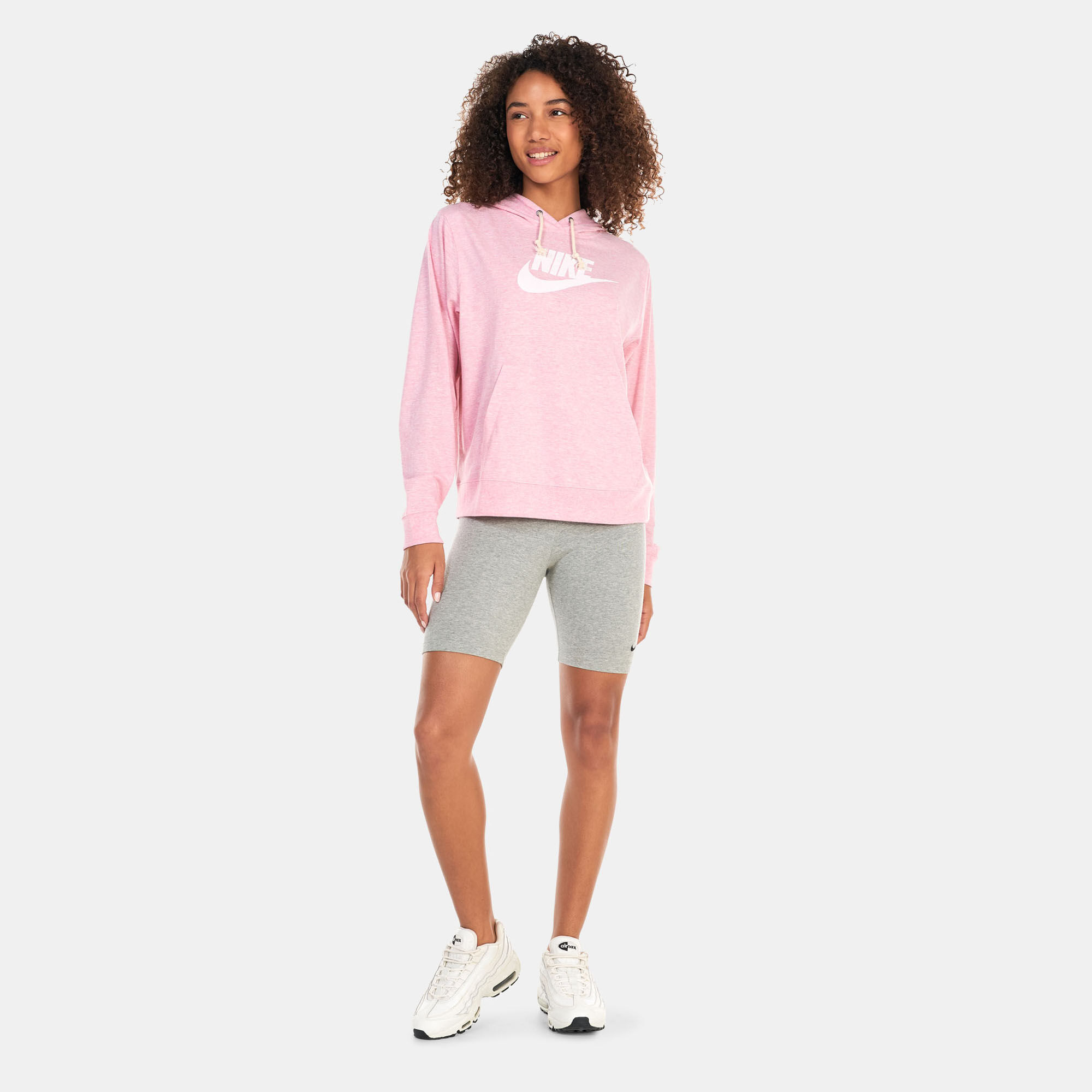 Nike gym vintage hoodie pink sales