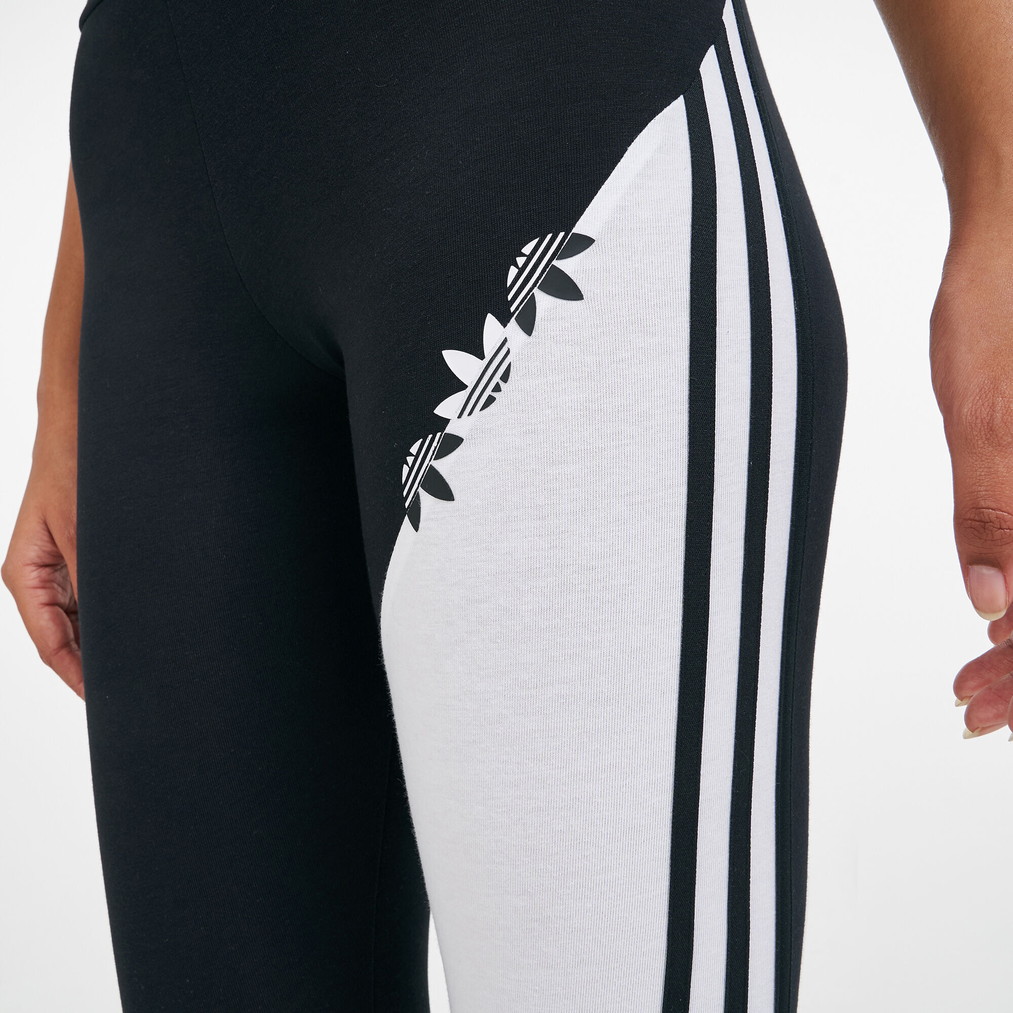 Buy adidas Originals Women s Adicolor Sliced Trefoil Leggings