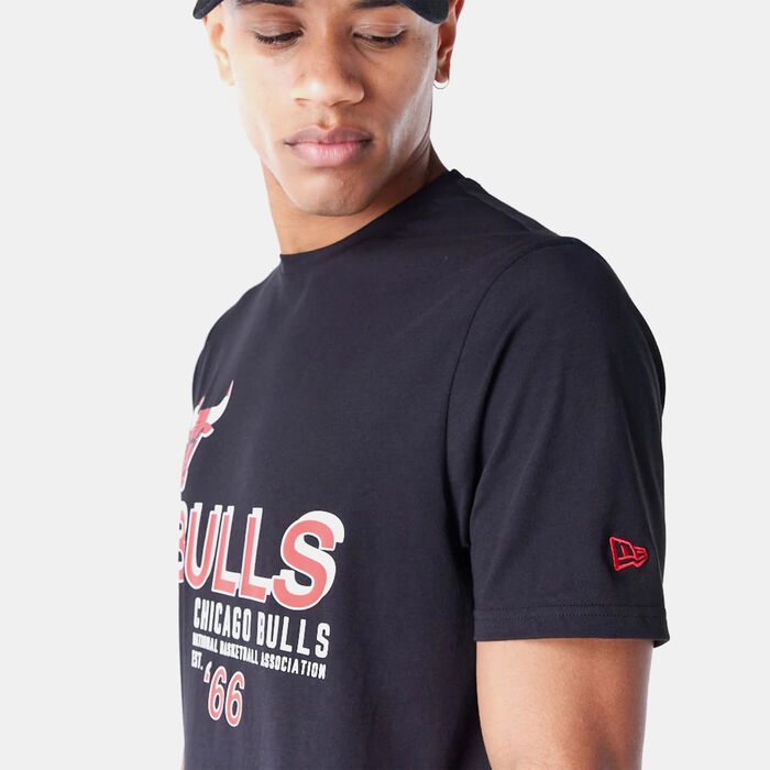New Era Men's NBA Chicago Bulls Graphc T-Shirt Black New Era Men's NBA Chicago Bulls Graphc T-Shirt Black image number 3