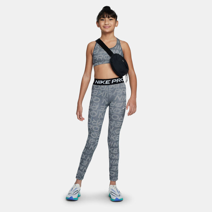 Nike Kids' Pro Dri-FIT Sport VNR Leggings Grey Nike Kids' Pro Dri-FIT Sport VNR Leggings Grey image number 2