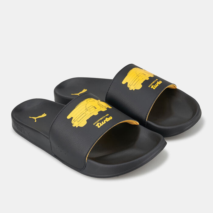 PUMA Men's Leadcat 2.0 Printed Slides Black PUMA Men's Leadcat 2.0 Printed Slides Black image number 0