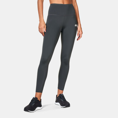 New Balance Women's Linear Heritage Leggings Black