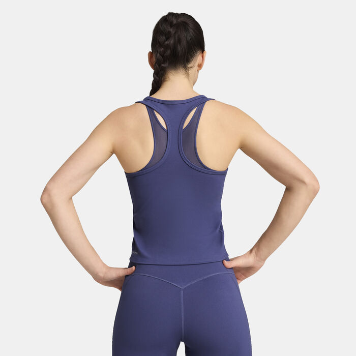 PUMA Women's CLOUDSPUN Mesh 2-in-1 Tank Top Purple PUMA Women's CLOUDSPUN Mesh 2-in-1 Tank Top Purple image number 1