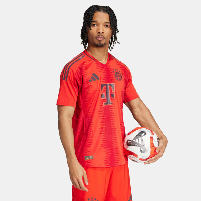 adidas Men's FC Bayern Home Authentic Football Jersey - 2024/25 Red adidas Men's FC Bayern Home Authentic Football Jersey - 2024/25 Red image number 2