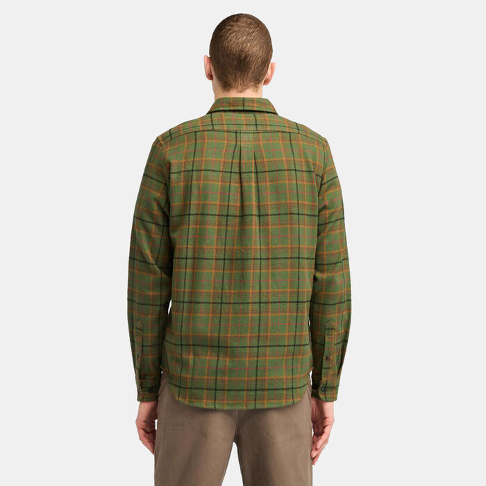 Timberland Men's Flannel Check Shirt Brown image number 1