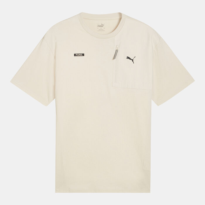 PUMA Men's Desert Road T-Shirt yellow PUMA Men's Desert Road T-Shirt yellow image number 0