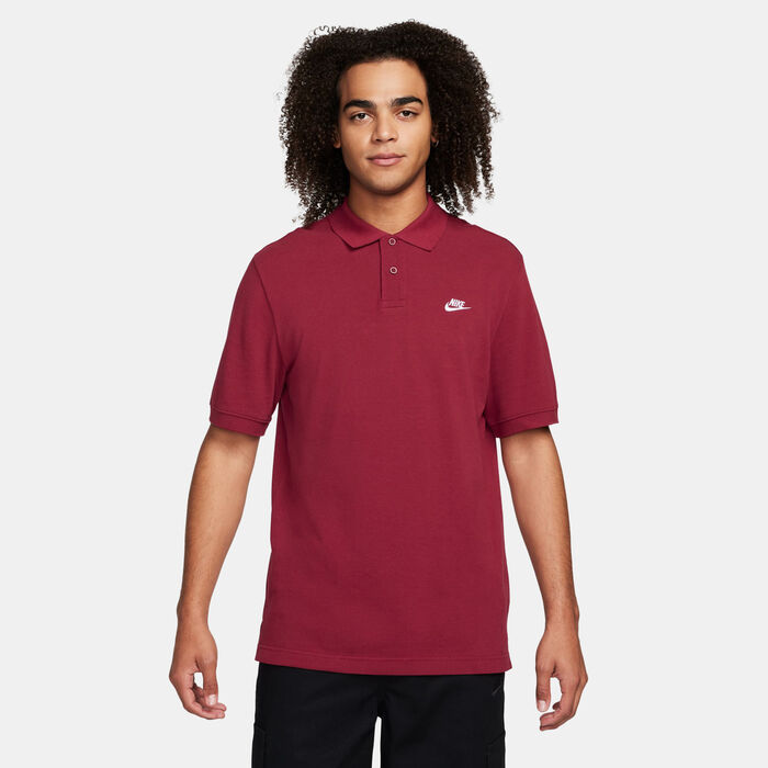 Nike Men's Club Polo Shirt Maroon image number 0