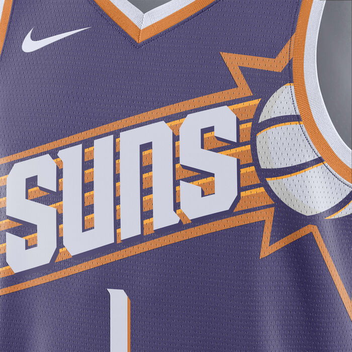 Nike NBA Phoenix Suns 2023/24 Icon Edition Dri-FIT Swingman Jersey Purple Nike NBA Phoenix Suns 2023/24 Icon Edition Dri-FIT Swingman Jersey Purple image number 2