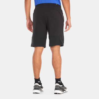 PUMA Men's Essentials Block Tape Shorts Black
