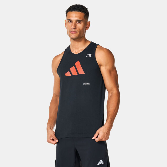 adidas Men's AEROREADY All-Gym Training Tank Top Black adidas Men's AEROREADY All-Gym Training Tank Top Black image number 0