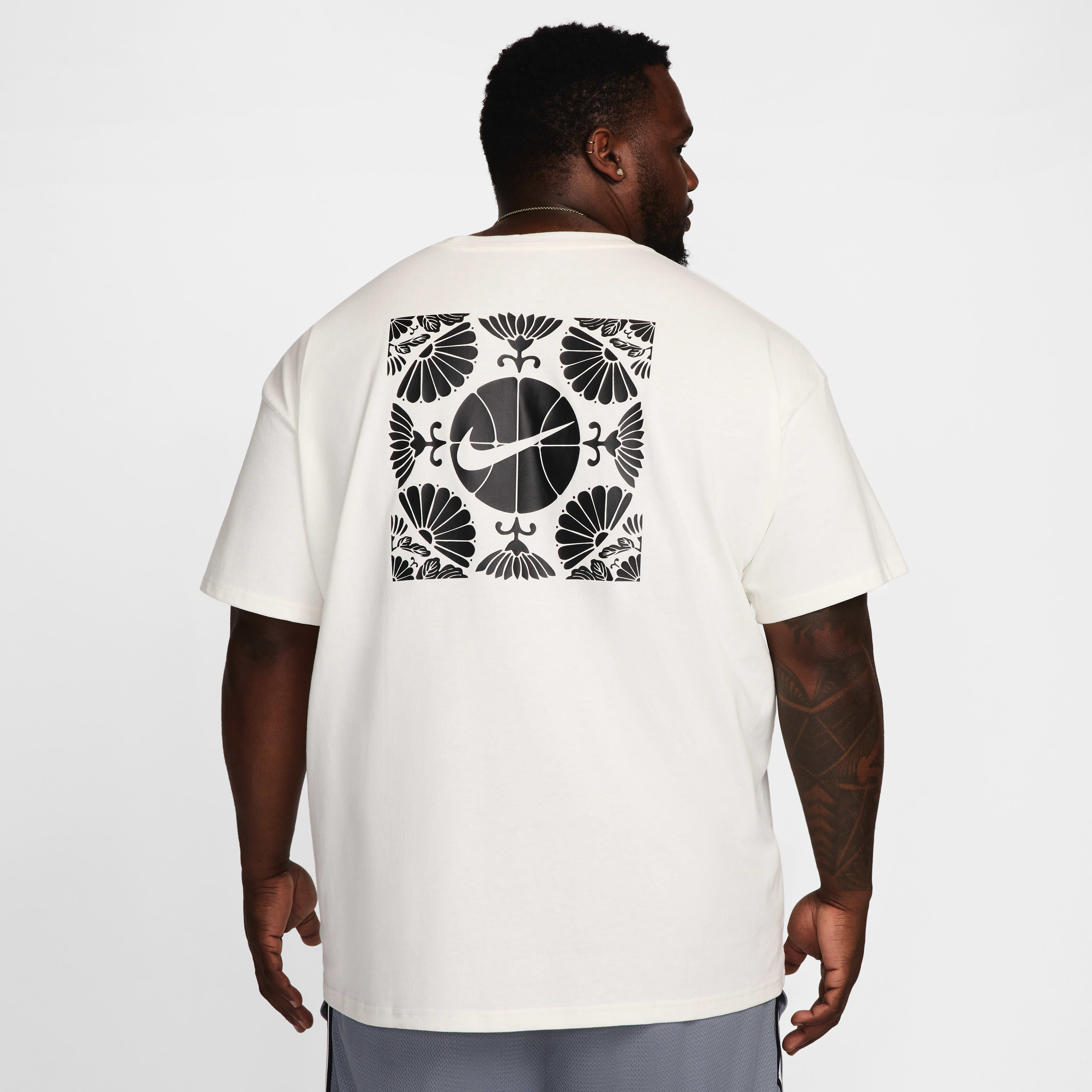 Shop Nike Men's Max90 Basketball T-Shirt White Online in KSA