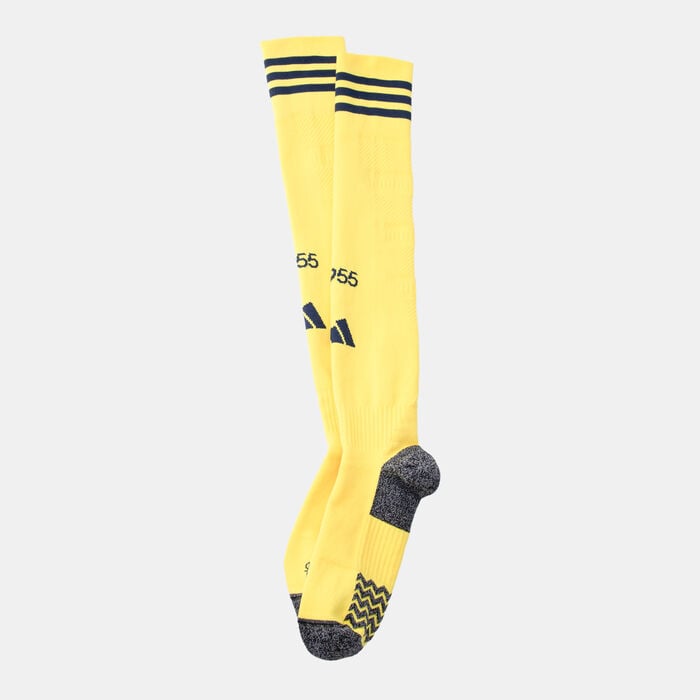 adidas Men's Al Nassr FC 2025/2026 Home Over-The-Calf Football Socks yellow adidas Men's Al Nassr FC 2025/2026 Home Over-The-Calf Football Socks yellow image number 0