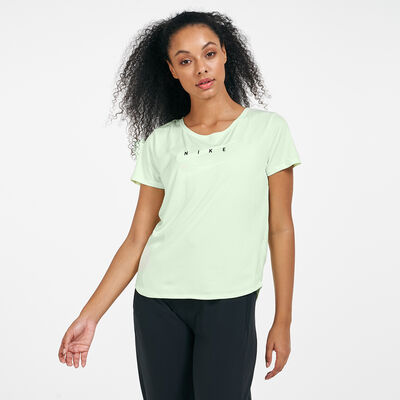 Nike Women's Swoosh Run T-Shirt Green