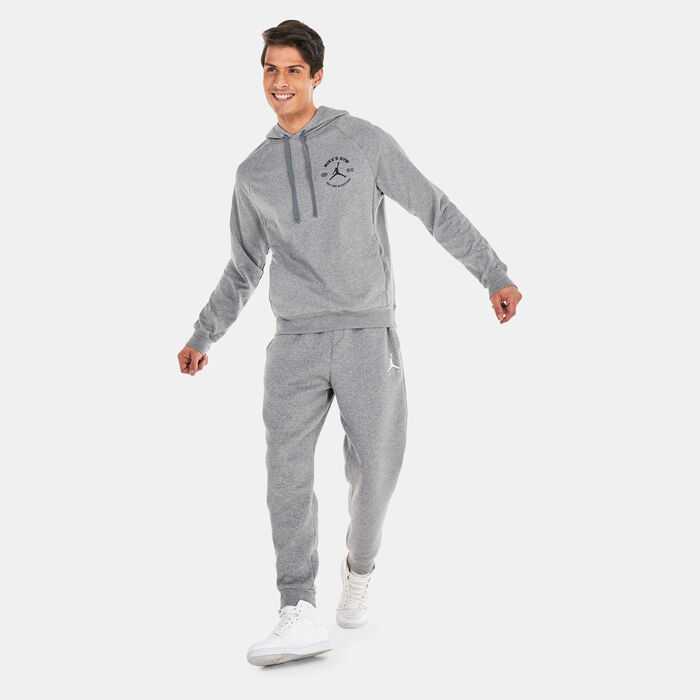 Jordan Men's Dri-FIT Sport BC Fleece Hoodie Grey Jordan Men's Dri-FIT Sport BC Fleece Hoodie Grey image number 2