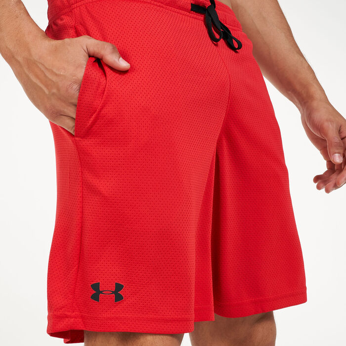 Under Armour Men's Tech™ Mesh Shorts Red Under Armour Men's Tech™ Mesh Shorts Red image number 3