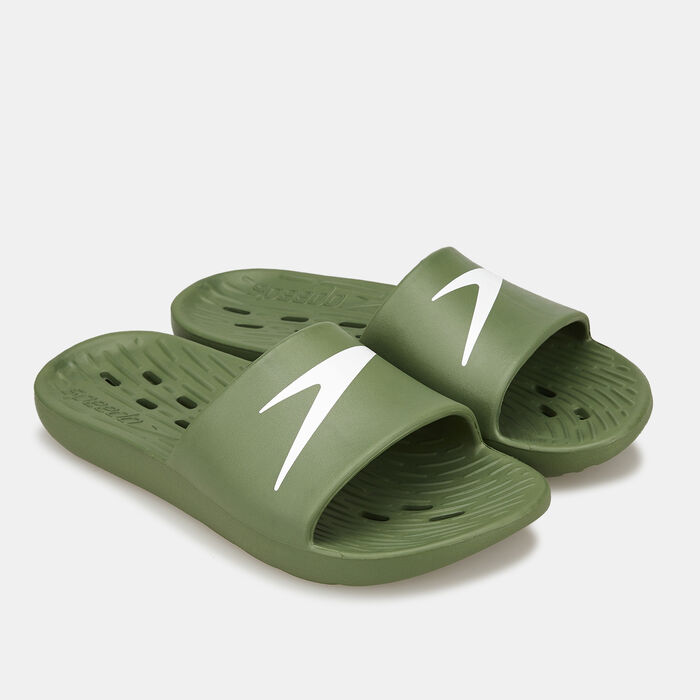 Speedo Men's AM Slides Green Speedo Men's AM Slides Green image number 0