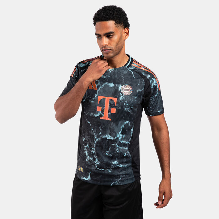 adidas Men's Bayern Munich 24/25 Away Authentic Football Jersey Black adidas Men's Bayern Munich 24/25 Away Authentic Football Jersey Black image number 0