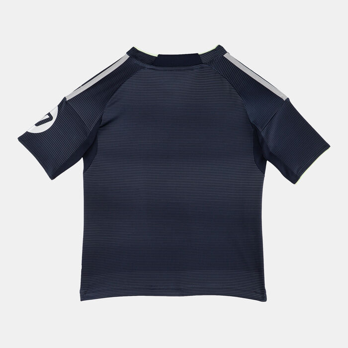 adidas Kids' Real Madrid 25/26 Away Replica Football Jersey Blue adidas Kids' Real Madrid 25/26 Away Replica Football Jersey Blue image number 1