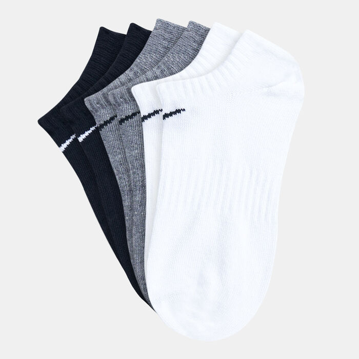 Nike Everyday No-Show Training Socks (3 Pack) Grey Nike Everyday No-Show Training Socks (3 Pack) Grey image number 0