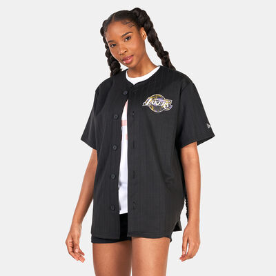 New Era LA Lakers Team Logo Jersey Black New Era LA Lakers Team Logo Jersey Black