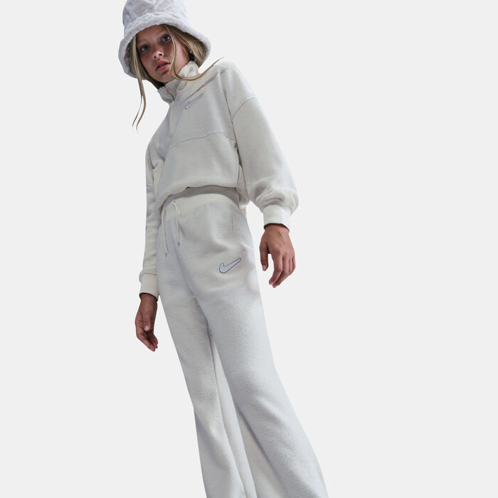Nike Kids' Sportswear Fleece Pants White image number 5
