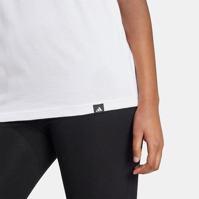 adidas Women's Slide Graphic T-Shirt White adidas Women's Slide Graphic T-Shirt White image number 4
