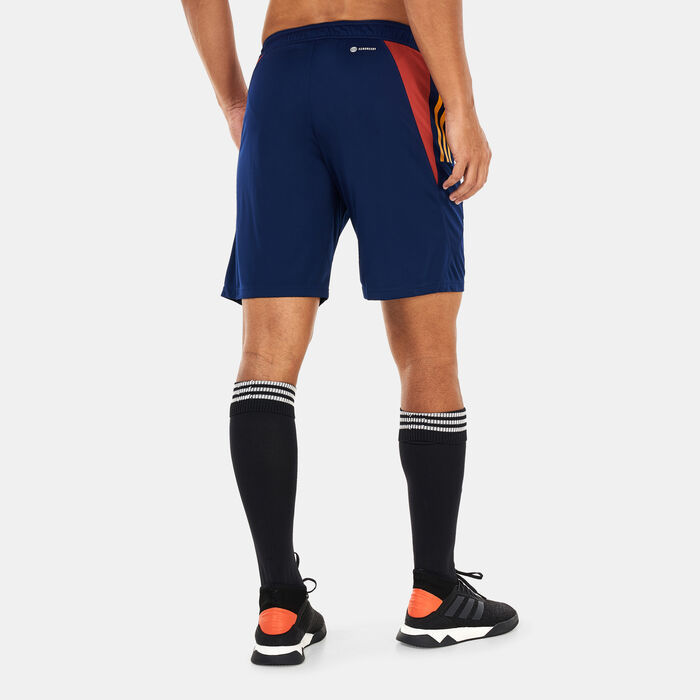 adidas Men's Spain Training Shorts Blue adidas Men's Spain Training Shorts Blue image number 1